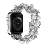 四葉珠金屬錶帶，適用於Apple Watch Series 10 46毫米，適用於Apple Watch Series 10 42毫米，適用於Apple Watch SE 2023 44毫米，適用於Apple Watch SE 2023 40毫米，適用於Apple Watch Ultra 2 49毫米，適用於Apple Watch 9 45毫米，適用於Apple Watch 9 41毫米