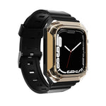 裝甲殼一體成型 TPU 錶帶，適用於 Apple Watch 2 38mm，適用於 Apple Watch 42mm，適用於 Apple Watch 38mm