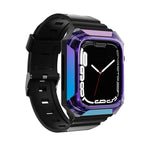 裝甲殼一體成型 TPU 錶帶，適用於 Apple Watch 2 38mm，適用於 Apple Watch 42mm，適用於 Apple Watch 38mm