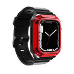 裝甲殼一體成型 TPU 錶帶，適用於 Apple Watch 2 38mm，適用於 Apple Watch 42mm，適用於 Apple Watch 38mm