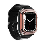 裝甲殼一體成型 TPU 錶帶，適用於 Apple Watch 2 38mm，適用於 Apple Watch 42mm，適用於 Apple Watch 38mm