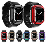 裝甲殼一體成型 TPU 錶帶，適用於 Apple Watch 2 38mm，適用於 Apple Watch 42mm，適用於 Apple Watch 38mm