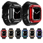 Armor Case Integrated TPU Watch Band, For Apple Watch SE 2025 / 2023 44mm, For Apple Watch SE 2025 / 2023 40mm, For Apple Watch Series 11 / 10 42mm, For Apple Watch Ultra 3 / 2 49mm, For Apple Watch 9 45mm, For Apple Watch 9 41mm                       ...