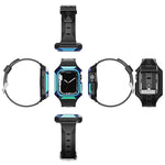 裝甲殼一體成型 TPU 錶帶，適用於 Apple Watch 2 38mm，適用於 Apple Watch 42mm，適用於 Apple Watch 38mm