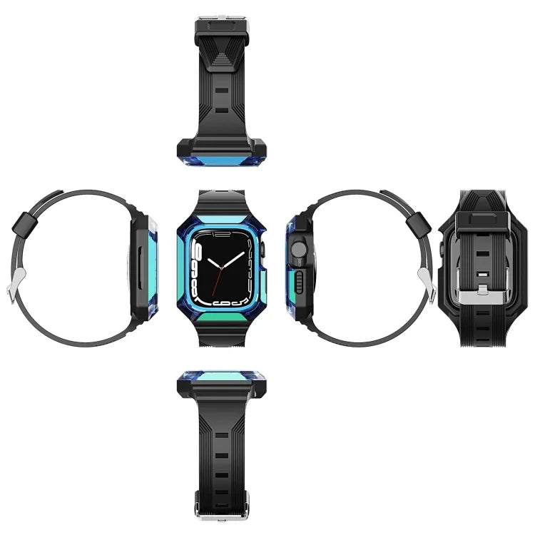 裝甲殼一體成型 TPU 錶帶，適用於 Apple Watch 2 38mm，適用於 Apple Watch 42mm，適用於 Apple Watch 38mm