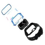 裝甲殼一體成型 TPU 錶帶，適用於 Apple Watch 2 38mm，適用於 Apple Watch 42mm，適用於 Apple Watch 38mm