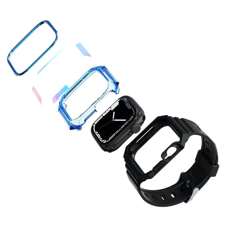 裝甲殼一體成型 TPU 錶帶，適用於 Apple Watch 2 38mm，適用於 Apple Watch 42mm，適用於 Apple Watch 38mm