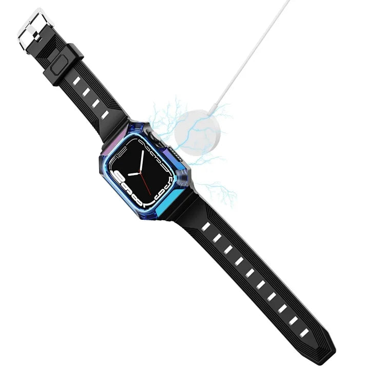 裝甲殼一體成型 TPU 錶帶，適用於 Apple Watch 2 38mm，適用於 Apple Watch 42mm，適用於 Apple Watch 38mm