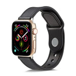 單扣 TPU+ 真皮錶帶，適用於 Apple Watch Series 7 41mm / 6 & SE & 5 & 4 40mm / 3 & 2 & 1 38mm，適用於 Apple Watch Series 7 45mm / 6 & SE & 5 & 4 44mm / 3 & 2 & 1 42mm，適用於 Apple Watch Series 8&7 41mm / SE 2&6&SE&5&4 40mm / 3&2&1 38mm ...
