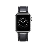 瘋馬紋理頂級牛皮錶帶，適用於 Apple Watch Series 7 41mm / 6 & SE & 5 & 4 40mm / 3 & 2 & 1 38mm，適用於 Apple Watch Series 7 45mm / 6 & SE & 5 & 4 44mm / 3 & 2 & 1 42mm