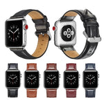 瘋馬紋理頂級牛皮錶帶，適用於 Apple Watch Series 7 41mm / 6 & SE & 5 & 4 40mm / 3 & 2 & 1 38mm，適用於 Apple Watch Series 7 45mm / 6 & SE & 5 & 4 44mm / 3 & 2 & 1 42mm