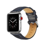 瘋馬紋理頂級牛皮錶帶，適用於 Apple Watch Series 7 41mm / 6 & SE & 5 & 4 40mm / 3 & 2 & 1 38mm，適用於 Apple Watch Series 7 45mm / 6 & SE & 5 & 4 44mm / 3 & 2 & 1 42mm