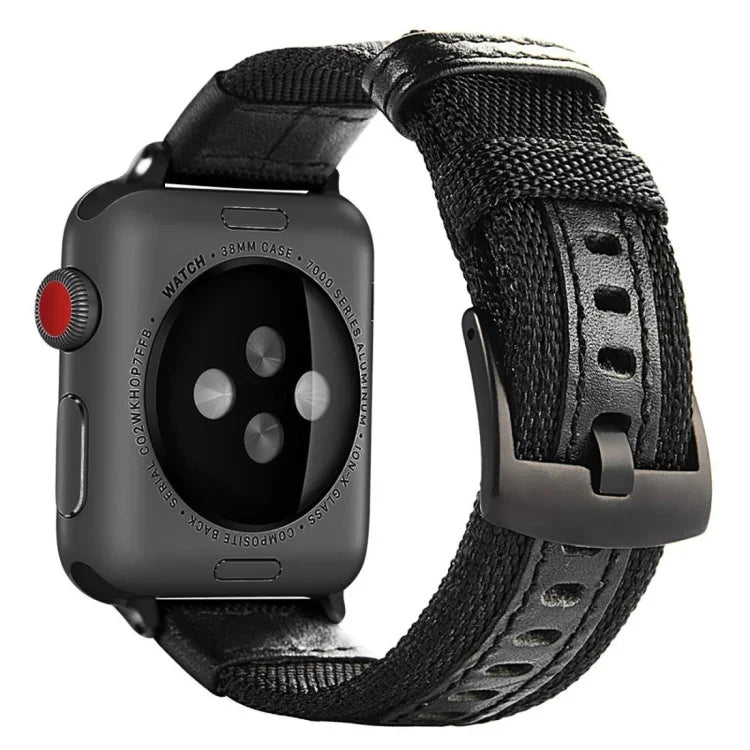 尼龍錶帶，適用於 Apple Watch Series 7 41mm / 6 & SE & 5 & 4 40mm / 3 & 2 & 1 38mm，適用於 Apple Watch Series 7 45mm / 6 & SE & 5 & 4 44mm / 3 & 2 & 1 42mm