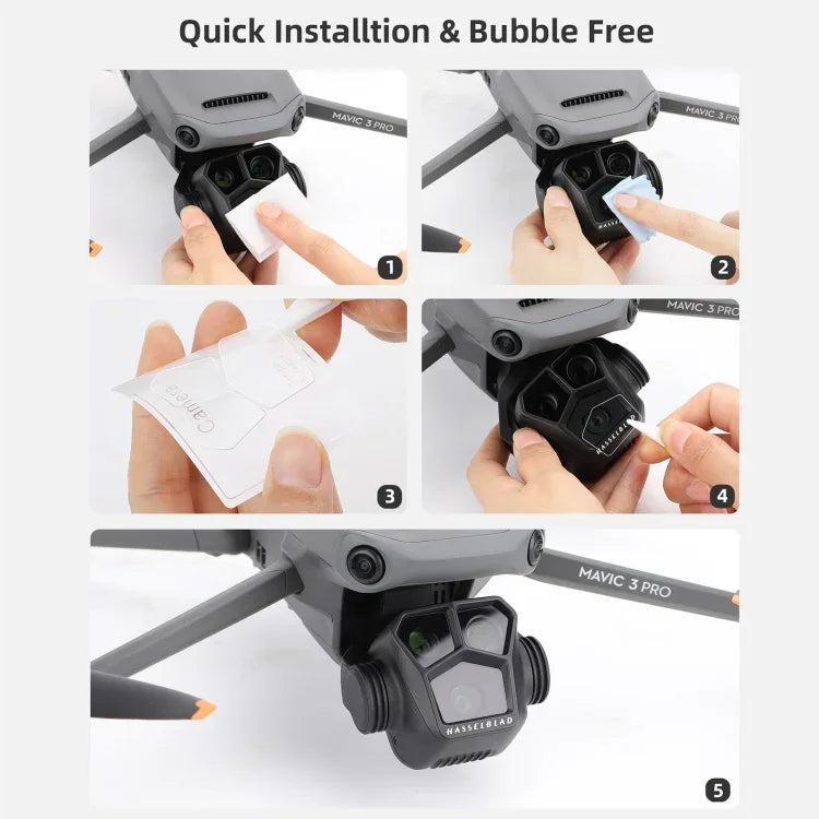 Sunnylife M3P-BHM578 2 套高清防爆鋼化玻璃膜，Sunnylife 適用於 DJI Mavic 3 Pro