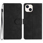 七蝶壓紋皮革手機殼，適用於 iPhone 14 Pro Max、iPhone 13 Pro Max、iPhone 13 Pro、iPhone 13、iPhone 13 mini、iPhone 12、iPhone 12 Pro Max、iPhone 12 Pro