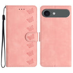 七蝶壓紋皮革手機殼，適用於iPhone 16e / 17e，適用於iPhone 17 Pro Max，適用於iPhone 17 Pro，適用於iPhone 17，適用於iPhone Air，適用於iPhone 16 Pro Max，適用於iPhone 16 Pro，適用於iPhone 16 Plus