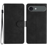 七蝶壓紋皮革手機殼，適用於iPhone 16e / 17e，適用於iPhone 17 Pro Max，適用於iPhone 17 Pro，適用於iPhone 17，適用於iPhone Air，適用於iPhone 16 Pro Max，適用於iPhone 16 Pro，適用於iPhone 16 Plus