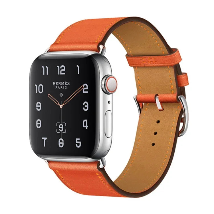替換皮革錶帶，適用於 Apple Watch Series 7 41mm / 6 & SE & 5 & 4 40mm / 3 & 2 & 1 38mm，適用於 Apple Watch Series 7 45mm / 6 & SE & 5 & 4 44mm / 3 & 2 & 1 42mm