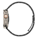 雙排金屬錶帶，適用於 Apple Watch 6 40mm、Apple Watch 6 44mm、Apple Watch 5 44mm、Apple Watch 5 40mm、Apple Watch 4 44mm、Apple Watch 4 40mm、Apple Watch 3 38mm、Apple Watch 3 42mm、Apple Watch 2 42mm