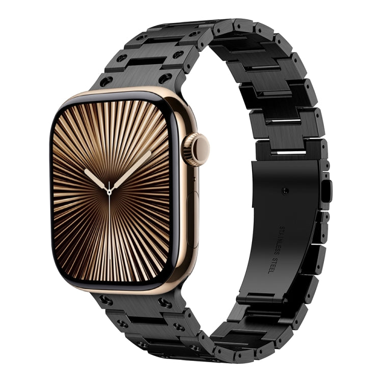 雙排金屬錶帶，適用於 Apple Watch Series 10 46mm，Apple Watch Series 10 42mm，Apple Watch SE 2023 44mm，Apple Watch SE 2023 40mm，Apple Watch Ultra 2 49mm，Apple Watch 9 45mm，Apple Watch 9 41mm