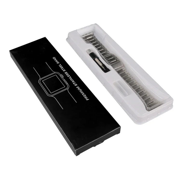 雙排金屬錶帶，適用於 Apple Watch 6 40mm、Apple Watch 6 44mm、Apple Watch 5 44mm、Apple Watch 5 40mm、Apple Watch 4 44mm、Apple Watch 4 40mm、Apple Watch 3 38mm、Apple Watch 3 42mm、Apple Watch 2 42mm