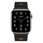 皮革三孔替換錶帶，適用於 Apple Watch Series 8&7 41mm / SE 2&6&SE&5&4 40mm / 3&2&1 38mm，適用於 Apple Watch Series 7 45mm / 6 & SE & 5 & 4 44mm / 3 & 2 & 1 42mm，適用於 Apple Watch Series 7 41mm / 6 & SE & 5 & 4 40mm / 3 & 2 & 1 38...