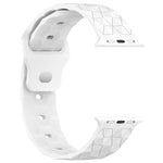 足球紋理矽膠錶帶，適用於 Apple Watch 6 40mm，適用於 Apple Watch 6 44mm，適用於 Apple Watch 5 44mm，適用於 Apple Watch 5 40mm