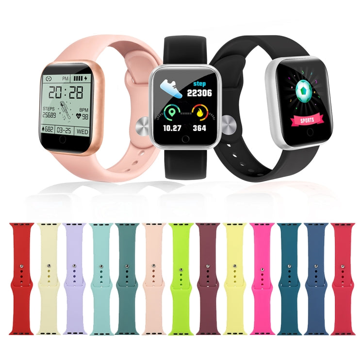 矽膠錶帶替換帶，短款（女性），適用於 Apple Watch Series 8&7 41mm / SE 2&6&SE&5&4 40mm / 3&2&1 38mm，適用於 Apple Watch Ultra 49mm / Series 8&7 45mm / SE 2&6&SE&5&4 44mm / 3&2&1 42mm