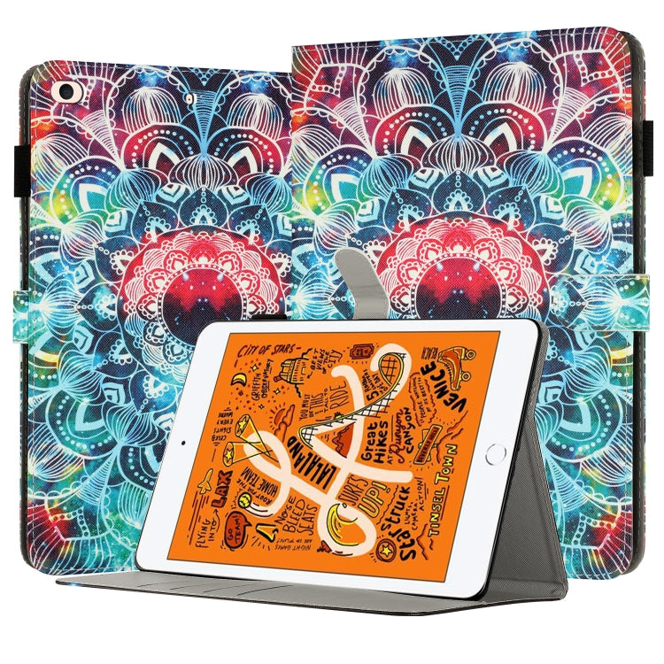 彩繪皮革智慧平板保護套，適用於 iPad mini 6 / mini 2024，適用於 iPad Pro 11 2022 / 2021 / 2020，適用於 iPad 第十代 10.9 2022，適用於 iPad 10.2 2021 / 2020，適用於 iPad mini 5 / 4 / 3 / 2 / 1，適用於 iPad Air / Air 2 / 9.7 2017 / 2018