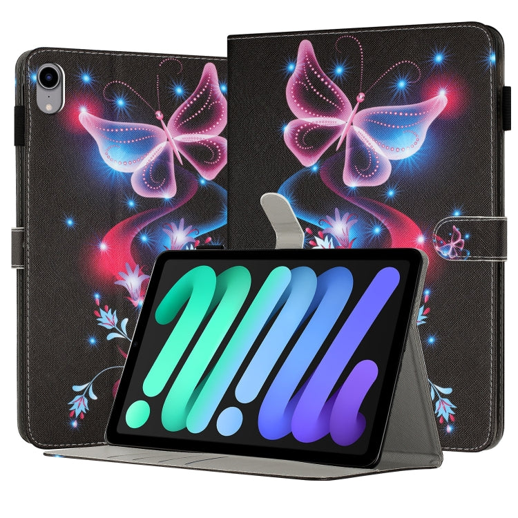 彩繪皮革智慧平板保護套，適用於 iPad mini 6 / mini 2024，適用於 iPad Pro 11 2022 / 2021 / 2020，適用於 iPad 第十代 10.9 2022，適用於 iPad 10.2 2021 / 2020，適用於 iPad mini 5 / 4 / 3 / 2 / 1，適用於 iPad Air / Air 2 / 9.7 2017 / 2018