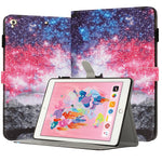 彩繪皮革智慧平板保護套，適用於 iPad mini 6 / mini 2024，適用於 iPad Pro 11 2022 / 2021 / 2020，適用於 iPad 第十代 10.9 2022，適用於 iPad 10.2 2021 / 2020，適用於 iPad mini 5 / 4 / 3 / 2 / 1，適用於 iPad Air / Air 2 / 9.7 2017 / 2018