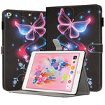 彩繪皮革智慧平板保護套，適用於 iPad mini 6 / mini 2024，適用於 iPad Pro 11 2022 / 2021 / 2020，適用於 iPad 第十代 10.9 2022，適用於 iPad 10.2 2021 / 2020，適用於 iPad mini 5 / 4 / 3 / 2 / 1，適用於 iPad Air / Air 2 / 9.7 2017 / 2018