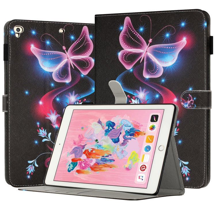 彩繪皮革智慧平板保護套，適用於 iPad mini 6 / mini 2024，適用於 iPad Pro 11 2022 / 2021 / 2020，適用於 iPad 第十代 10.9 2022，適用於 iPad 10.2 2021 / 2020，適用於 iPad mini 5 / 4 / 3 / 2 / 1，適用於 iPad Air / Air 2 / 9.7 2017 / 2018