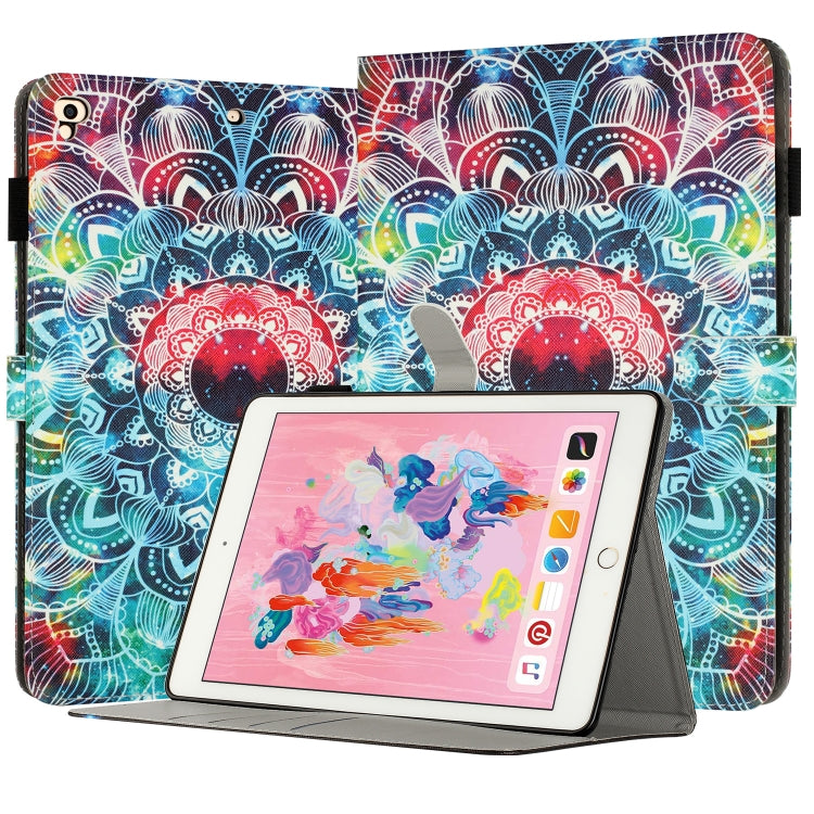 彩繪皮革智慧平板保護套，適用於 iPad mini 6 / mini 2024，適用於 iPad Pro 11 2022 / 2021 / 2020，適用於 iPad 第十代 10.9 2022，適用於 iPad 10.2 2021 / 2020，適用於 iPad mini 5 / 4 / 3 / 2 / 1，適用於 iPad Air / Air 2 / 9.7 2017 / 2018