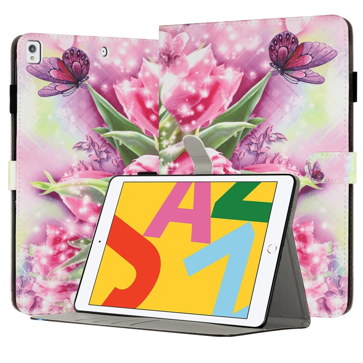 彩繪皮革智慧平板保護套，適用於 iPad mini 6 / mini 2024，適用於 iPad Pro 11 2022 / 2021 / 2020，適用於 iPad 第十代 10.9 2022，適用於 iPad 10.2 2021 / 2020，適用於 iPad mini 5 / 4 / 3 / 2 / 1，適用於 iPad Air / Air 2 / 9.7 2017 / 2018