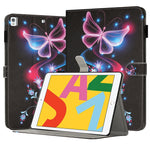 彩繪皮革智慧平板保護套，適用於 iPad mini 6 / mini 2024，適用於 iPad Pro 11 2022 / 2021 / 2020，適用於 iPad 第十代 10.9 2022，適用於 iPad 10.2 2021 / 2020，適用於 iPad mini 5 / 4 / 3 / 2 / 1，適用於 iPad Air / Air 2 / 9.7 2017 / 2018