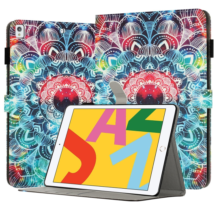 彩繪皮革智慧平板保護套，適用於 iPad mini 6 / mini 2024，適用於 iPad Pro 11 2022 / 2021 / 2020，適用於 iPad 第十代 10.9 2022，適用於 iPad 10.2 2021 / 2020，適用於 iPad mini 5 / 4 / 3 / 2 / 1，適用於 iPad Air / Air 2 / 9.7 2017 / 2018