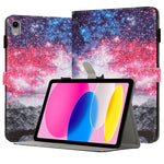 彩繪皮革智慧平板保護套，適用於 iPad mini 6 / mini 2024，適用於 iPad Pro 11 2022 / 2021 / 2020，適用於 iPad 第十代 10.9 2022，適用於 iPad 10.2 2021 / 2020，適用於 iPad mini 5 / 4 / 3 / 2 / 1，適用於 iPad Air / Air 2 / 9.7 2017 / 2018