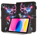 彩繪皮革智慧平板保護套，適用於 iPad mini 6 / mini 2024，適用於 iPad Pro 11 2022 / 2021 / 2020，適用於 iPad 第十代 10.9 2022，適用於 iPad 10.2 2021 / 2020，適用於 iPad mini 5 / 4 / 3 / 2 / 1，適用於 iPad Air / Air 2 / 9.7 2017 / 2018