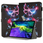 彩繪皮革智慧平板保護套，適用於 iPad mini 6 / mini 2024，適用於 iPad Pro 11 2022 / 2021 / 2020，適用於 iPad 第十代 10.9 2022，適用於 iPad 10.2 2021 / 2020，適用於 iPad mini 5 / 4 / 3 / 2 / 1，適用於 iPad Air / Air 2 / 9.7 2017 / 2018