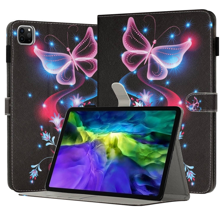 彩繪皮革智慧平板保護套，適用於 iPad mini 6 / mini 2024，適用於 iPad Pro 11 2022 / 2021 / 2020，適用於 iPad 第十代 10.9 2022，適用於 iPad 10.2 2021 / 2020，適用於 iPad mini 5 / 4 / 3 / 2 / 1，適用於 iPad Air / Air 2 / 9.7 2017 / 2018