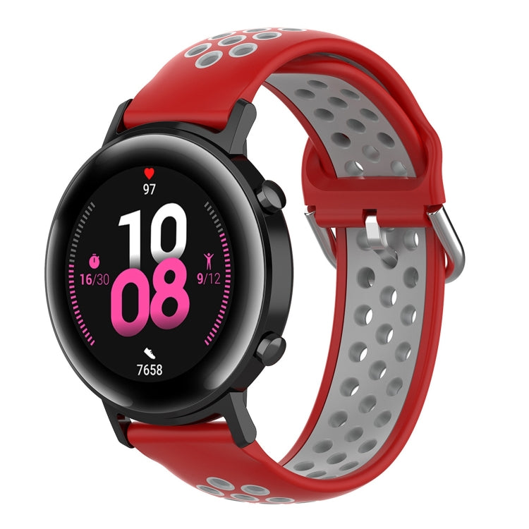 20mm Universal Sports Two Colors Silicone Replacement Strap Watchband