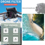 JSR GB 8 合 1 CPL ND8 ND16 ND32 ND64 STAR ND1000 夜景鏡片濾鏡，8 合 1 適用於 DJI Mavic 3 Pro