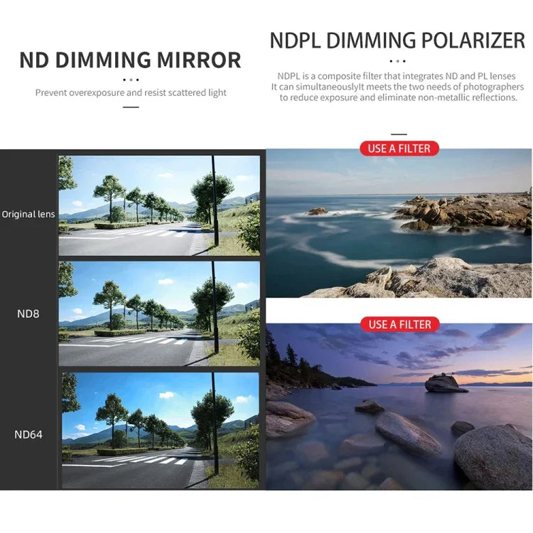 JSR GB 8 合 1 CPL ND8 ND16 ND32 ND64 STAR ND1000 夜景鏡片濾鏡，8 合 1 適用於 DJI Mavic 3 Pro