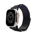 Nylon Two Section Watch Band, For Apple Watch SE 2023 44mm, For Apple Watch Ultra 49mm, For Apple Watch SE 2023 40mm, For Apple Watch 8 41mm, For Apple Watch Ultra 2 49mm, For Apple Watch 8 45mm, For Apple Watch 9 45mm, For Apple Watch SE 2022 40mm    ...