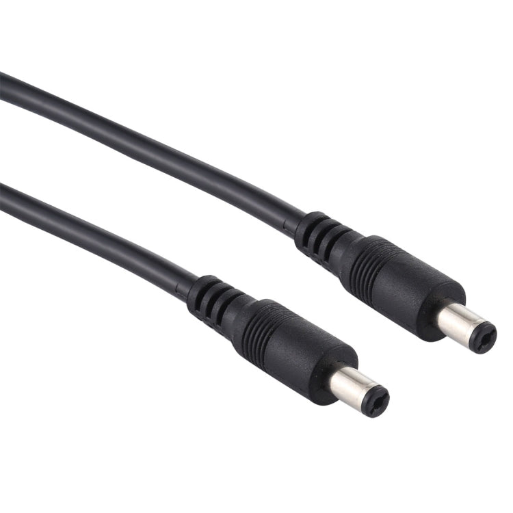 直流電源插頭 5.5 x 2.1mm 公頭對公頭轉接線，50cm，1米，1.5米