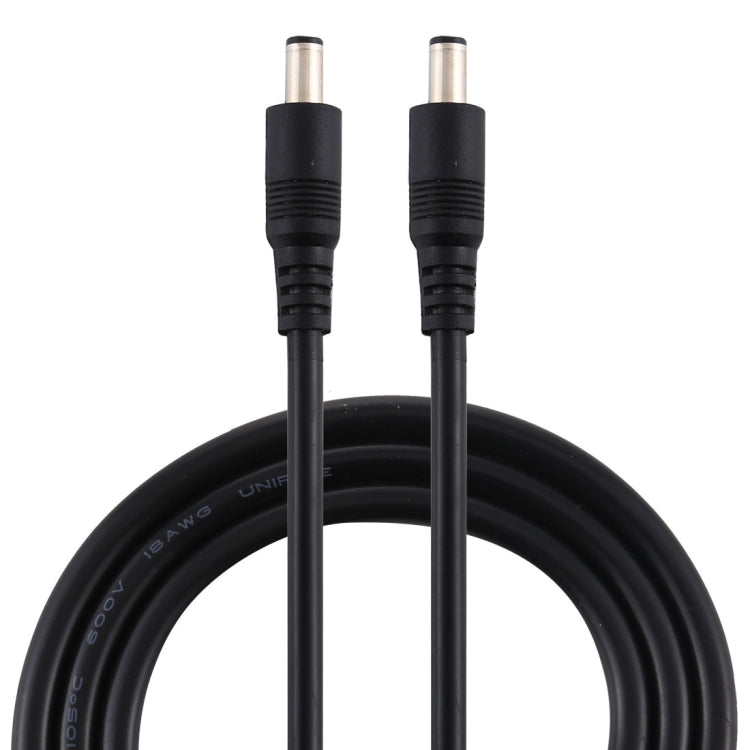 直流電源插頭 5.5 x 2.1mm 公頭對公頭轉接線，50cm，1米，1.5米