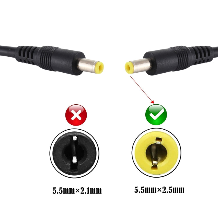 直流電源插頭 5.5 x 2.5mm 公頭對公頭轉接線，50cm，1米，1.5米