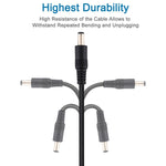 5.5 x 2.1mm 母頭轉公頭直流電源延長線，1米，1.5米，3米，5米，10米