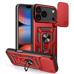 滑動鏡頭蓋設計TPU+PC手機殼，適用於iPhone 17e / 16e，iPhone 17 Pro Max，iPhone 17 Pro，iPhone 17，iPhone Air，iPhone 16 Pro Max